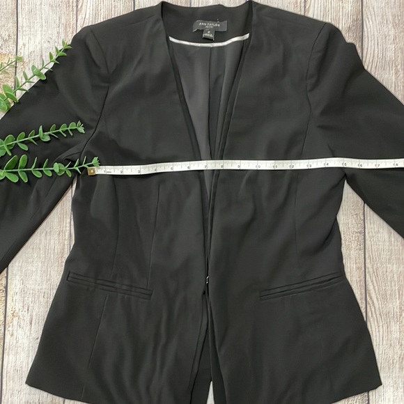 🌸 Clearance! 🌸 Ann Taylor Black Petite Blazer Size 6P - Picture 11 of 14